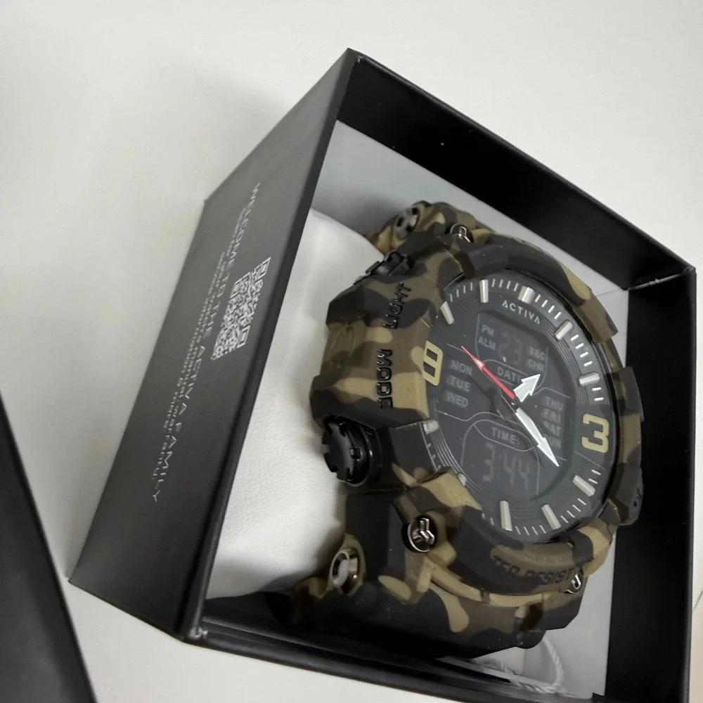 ACTIVA Men's Analog Digital Watch ACW8049MC-002 Camo